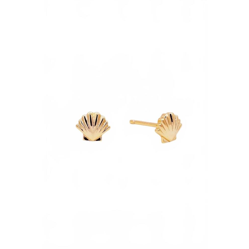 NEW JAXKELLY women's seashell earrings in gold